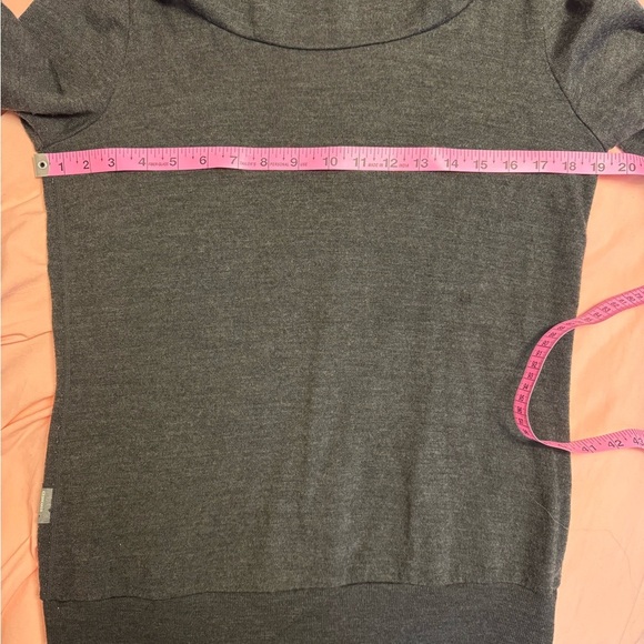 Icebreaker Women's Dark Gray Cowl Neck Sweater - Picture 10 of 10